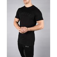 Varsity Patch Mens Black T-Shirt / Black.Black : Small