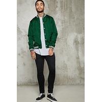 varsity stripe baseball jacket