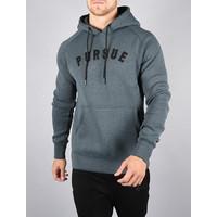 Varsity Patch Hoodie / Black.White
