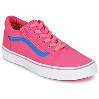 Vans OLD SKOOL ZIP boys\'s Children\'s Shoes (Trainers) in pink
