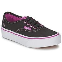 Vans AUTHENTIC girls\'s Children\'s Shoes (Trainers) in black
