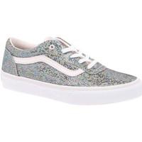 vans milton lace girls youth glitter trainers girlss childrens shoes t ...