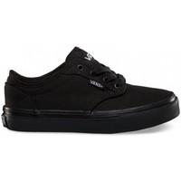 Vans Y Atwood Canvas Black girls\'s Children\'s Skate Shoes in black