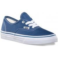 vans kids navy true white authentic trainers boyss trainers in blue