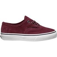 vans k authentic suede port ro boyss childrens shoes trainers in multi ...