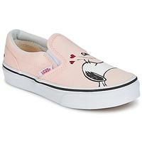 Vans TD CLASSIC SLIP-ON SNOOPY girls\'s Children\'s Slip-ons (Shoes) in pink