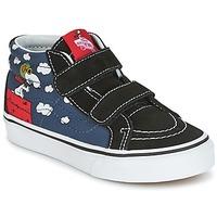 Vans TD SK8-MID REISSUE V SNOOPY boys\'s Children\'s Shoes (High-top Trainers) in black