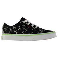 vans atwood glow in the dark canvas shoes