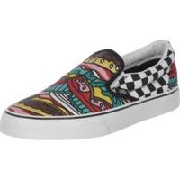 vans classic slip on late night burgercheck