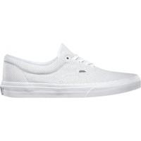 vans era perf leather all white