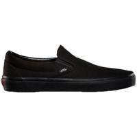 vans classic slip on all black