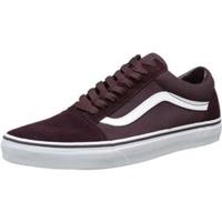 vans old skool suedecanvas iron browntrue white