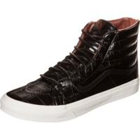 vans sk8 hi slim zip croc leather