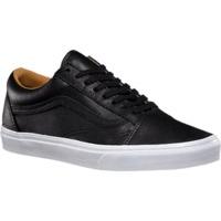 vans old skool premium leather black