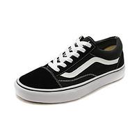 Vans Classics Old Skool Men\'s Shoes Canvas Outdoor / Athletic / Casual Sneakers Flat Heel Black and White