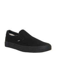 Vans Classic Slip On Shoes BLACK MONO