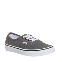 Vans Authentic PEWTER BLACK