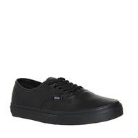 Vans Authentic Leather BLACK MONO