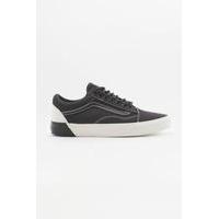 Vans Old Skool Blocked Black and White Trainers, WHITE