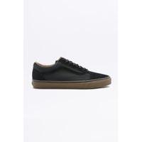 vans coated old skool reissue dx black gum trainers black