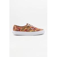 Vans Authentic Tropical Citrus Trainers, MAROON