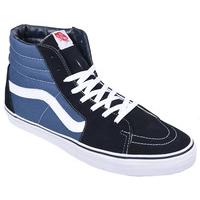 vans sk8 hi navy white