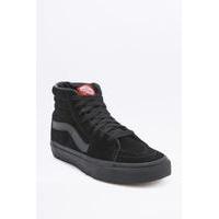 Vans Sk8-Hi All-Black Suede Trainers, BLACK