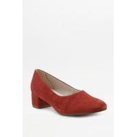 Vagabond Jamilla Red Suede Heels, RED