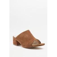 Vagabond Saide Tan Suede Mule Heels, BROWN