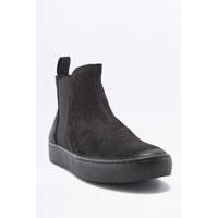 Vagabond Zoe All Black High-Top Slip-On Trainers, BLACK