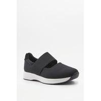 Vagabond Cintia Black And White Ballet Trainers, BLACK