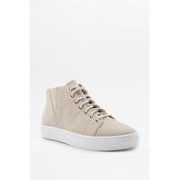 vagabond zoe off white high top trainers ivory