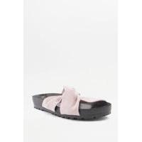 Vagabond Eerie Pink Suede Knotted Sliders, PINK