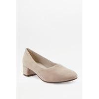 Vagabond Jamilla Off-White Suede Heels, IVORY