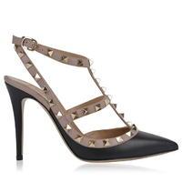 valentino rockstud 100 ankle strap heels