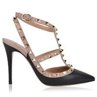 VALENTINO Rockstud 100 Ankle Strap Heels