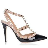 valentino rockstud ankle strap heels