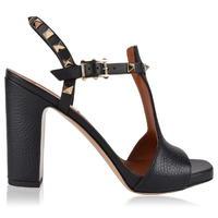 valentino rockstud block heeled sandals