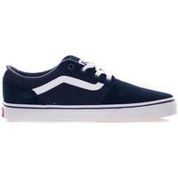 vans chapman stripe mens skate shoes trainers in blue