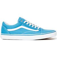vans old skool trainers light blue mens shoes trainers in blue