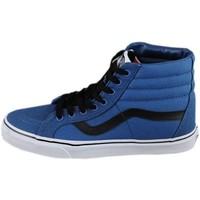 vans sk8hi reissue mens shoes high top trainers in blue