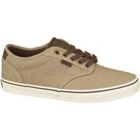 vans atwood deluxe mens skate shoes trainers in beige