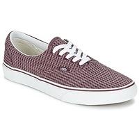 vans era mens shoes trainers in red