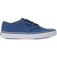 vans atwood blu mens shoes trainers in blue