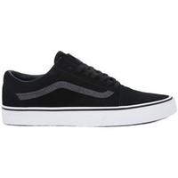 vans old skool reptile blk mens shoes trainers in black