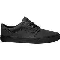 Vans M Chapman Stripe Waxed Blackb men\'s Skate Shoes (Trainers) in Black