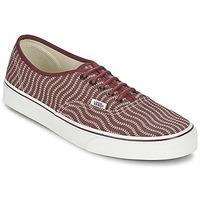 Vans AUTHENTIC men\'s Shoes (Trainers) in red