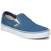 Vans CLASSIC SLIP ON men\'s Slip-ons (Shoes) in blue