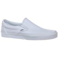 Vans Classic Slip ON men\'s Shoes (Trainers) in White