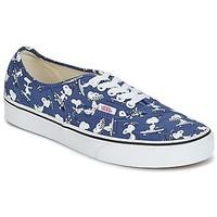 vans authentic snoopy mens shoes trainers in blue